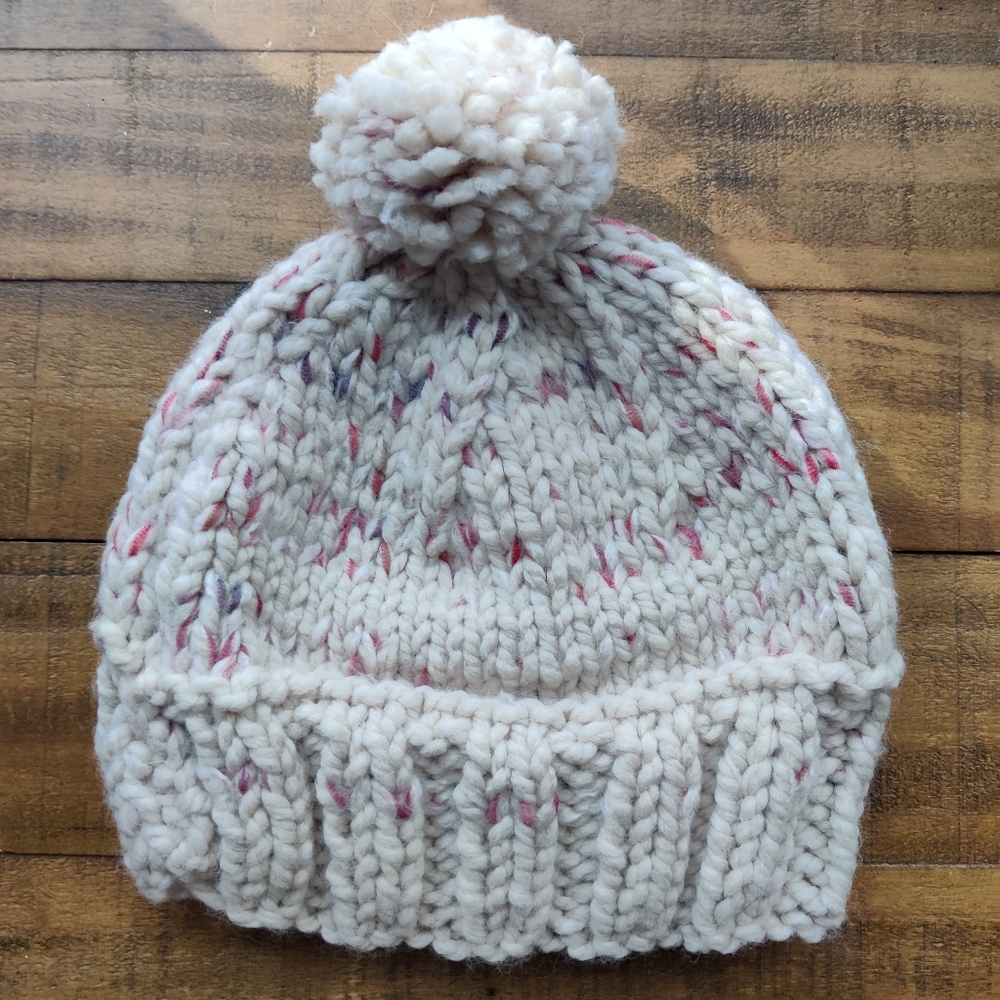 Hand Knit women's Ski Chunky Beanie Toque